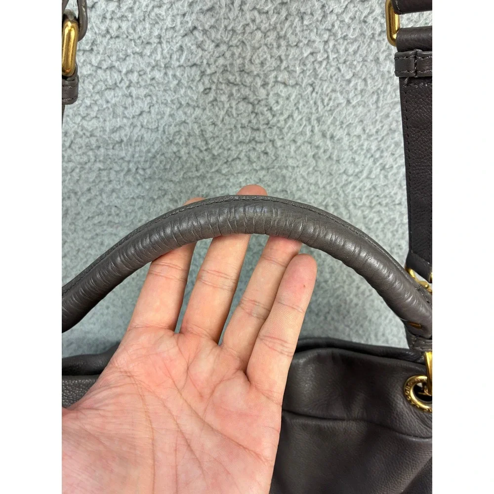 Marc by Marc Jacobs Classic Q Hillier Hobo Shoulder Bag Womens Medium Gray
